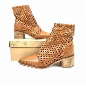 Free People Tan Ankle Boots